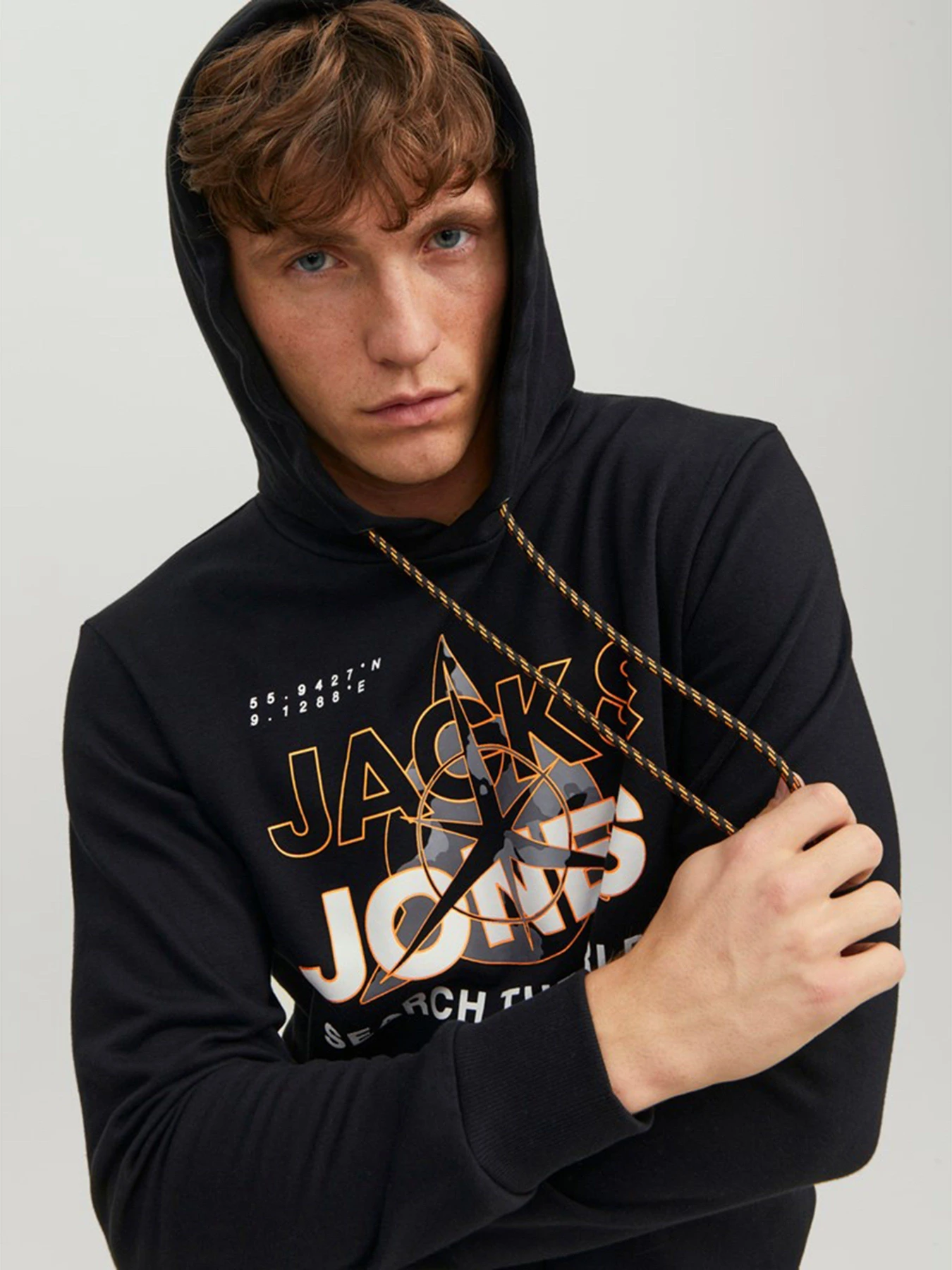 Худі та світшоти JACK & JONES модель 12228603_Black Худі та світшоти JACK & JONES модель 12228603_Black Фото
