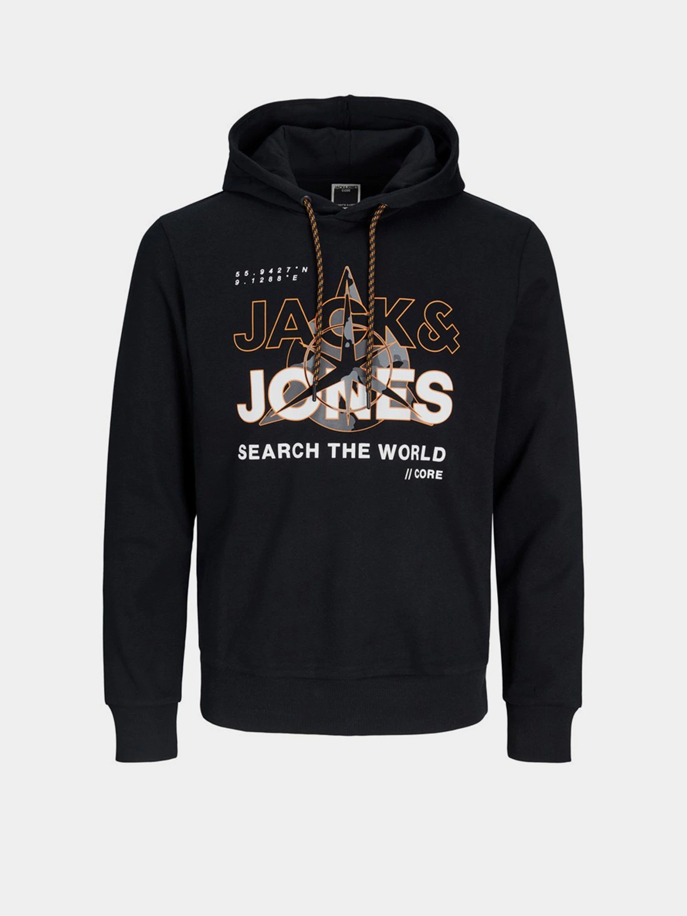 Худі та світшоти JACK & JONES модель 12228603_Black Худі та світшоти JACK & JONES модель 12228603_Black Фото
