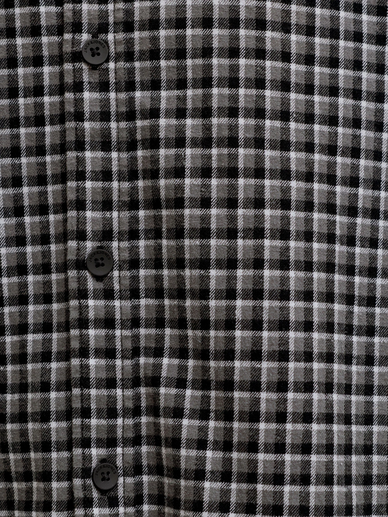 Рубашки JACK & JONES CARTER CHECK SHIRT LS модель 12298743_Black Рубашки JACK & JONES CARTER CHECK SHIRT LS модель 12298743_Black Фото
