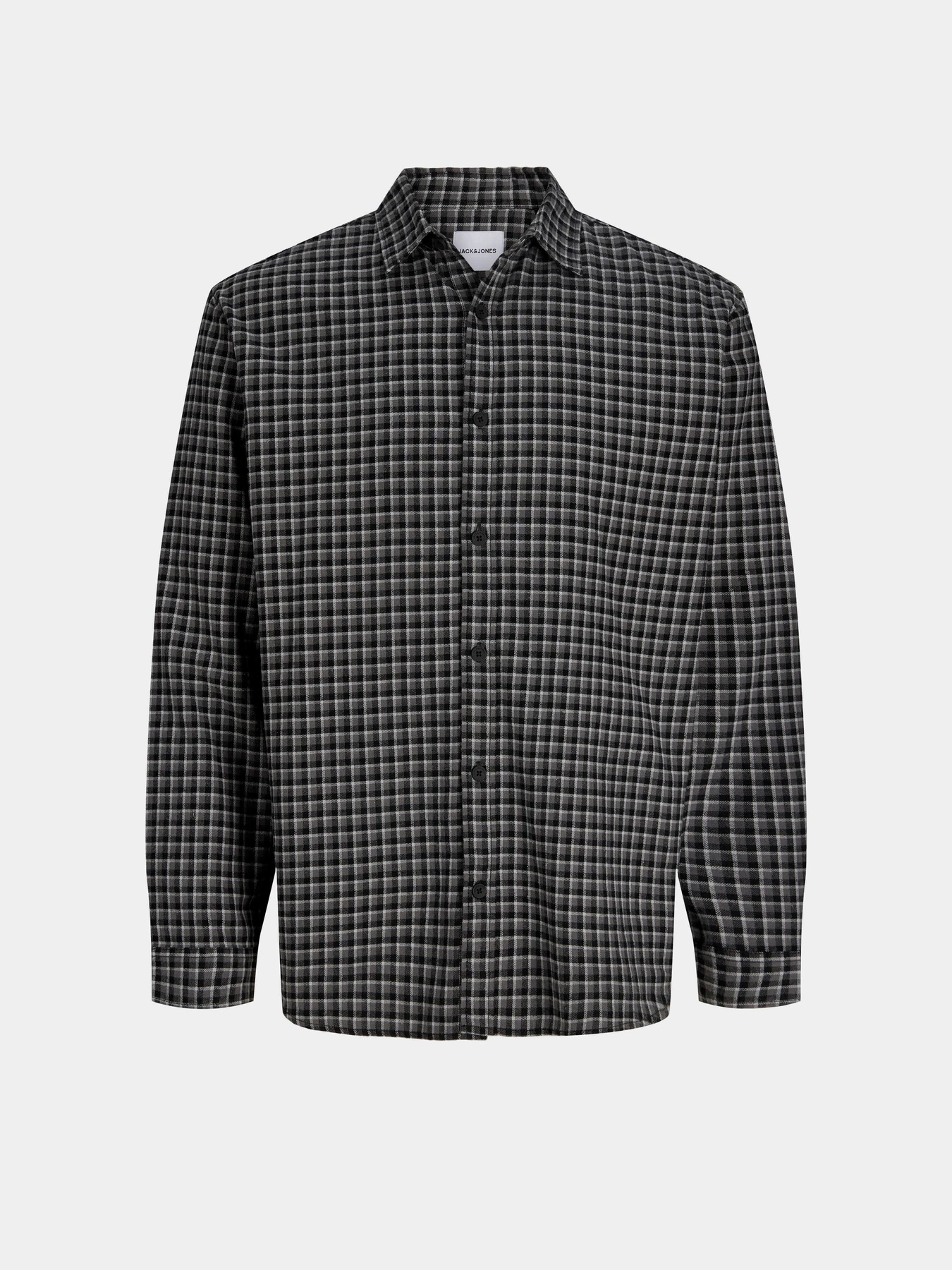 Сорочки JACK & JONES CARTER CHECK SHIRT LS модель 12298743_Black Сорочки JACK & JONES CARTER CHECK SHIRT LS модель 12298743_Black Фото