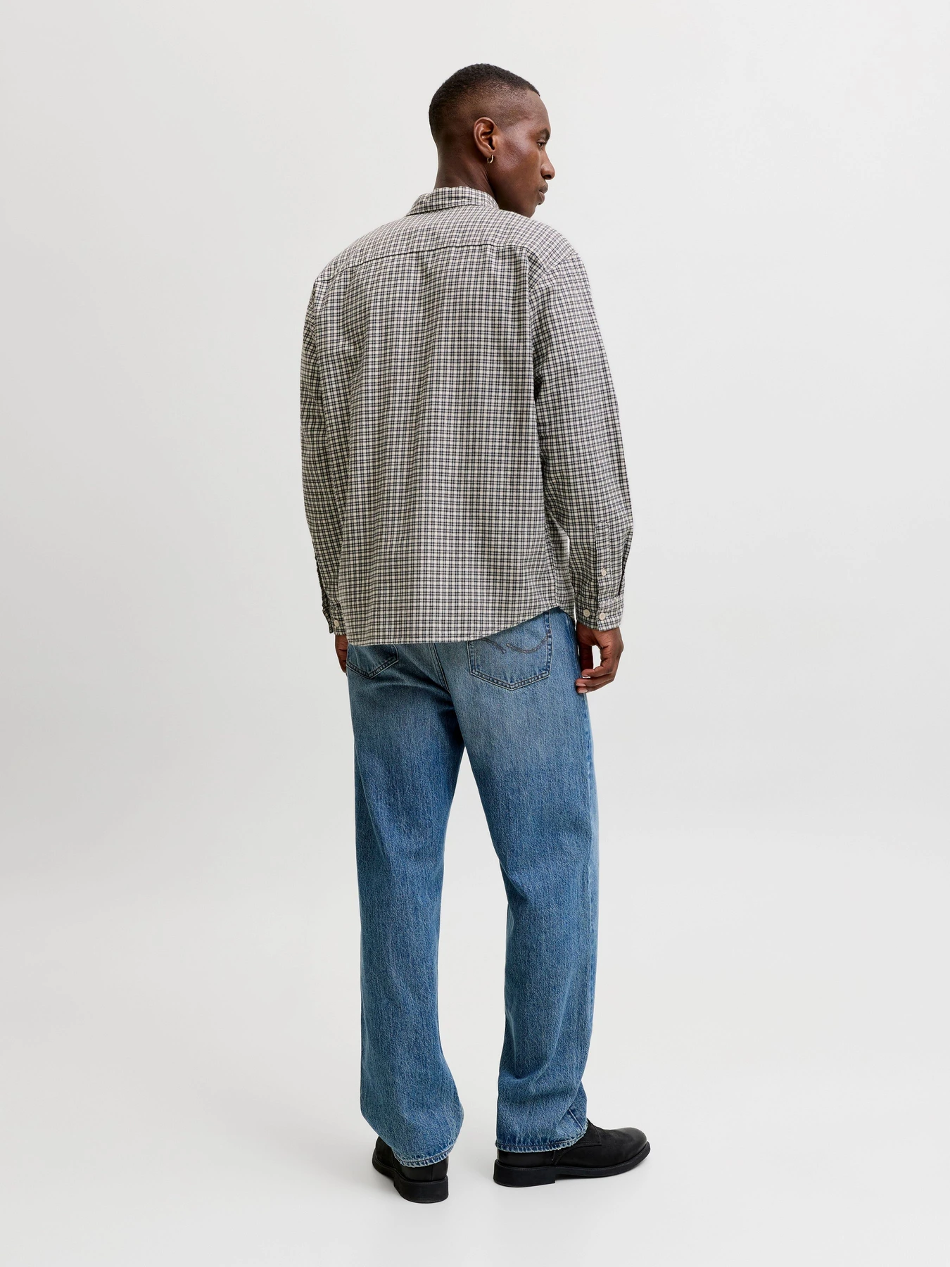 Рубашки JACK & JONES CARTER CHECK SHIRT LS модель 12298743_Cloud Dancer Рубашки JACK & JONES CARTER CHECK SHIRT LS модель 12298743_Cloud Dancer Фото
