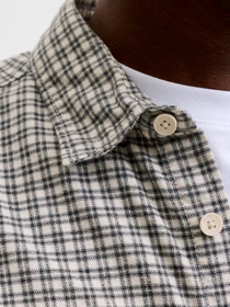 Рубашки JACK & JONES CARTER CHECK SHIRT LS модель 12298743_Cloud Dancer Фото