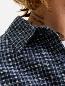 Рубашки JACK & JONES CARTER CHECK SHIRT LS модель 12298743_Navy Blazer Фото