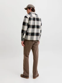 Рубашки JACK & JONES JACKSON OVERSHIRT LS модель 12300088_Cloud Dancer CHECK Фото