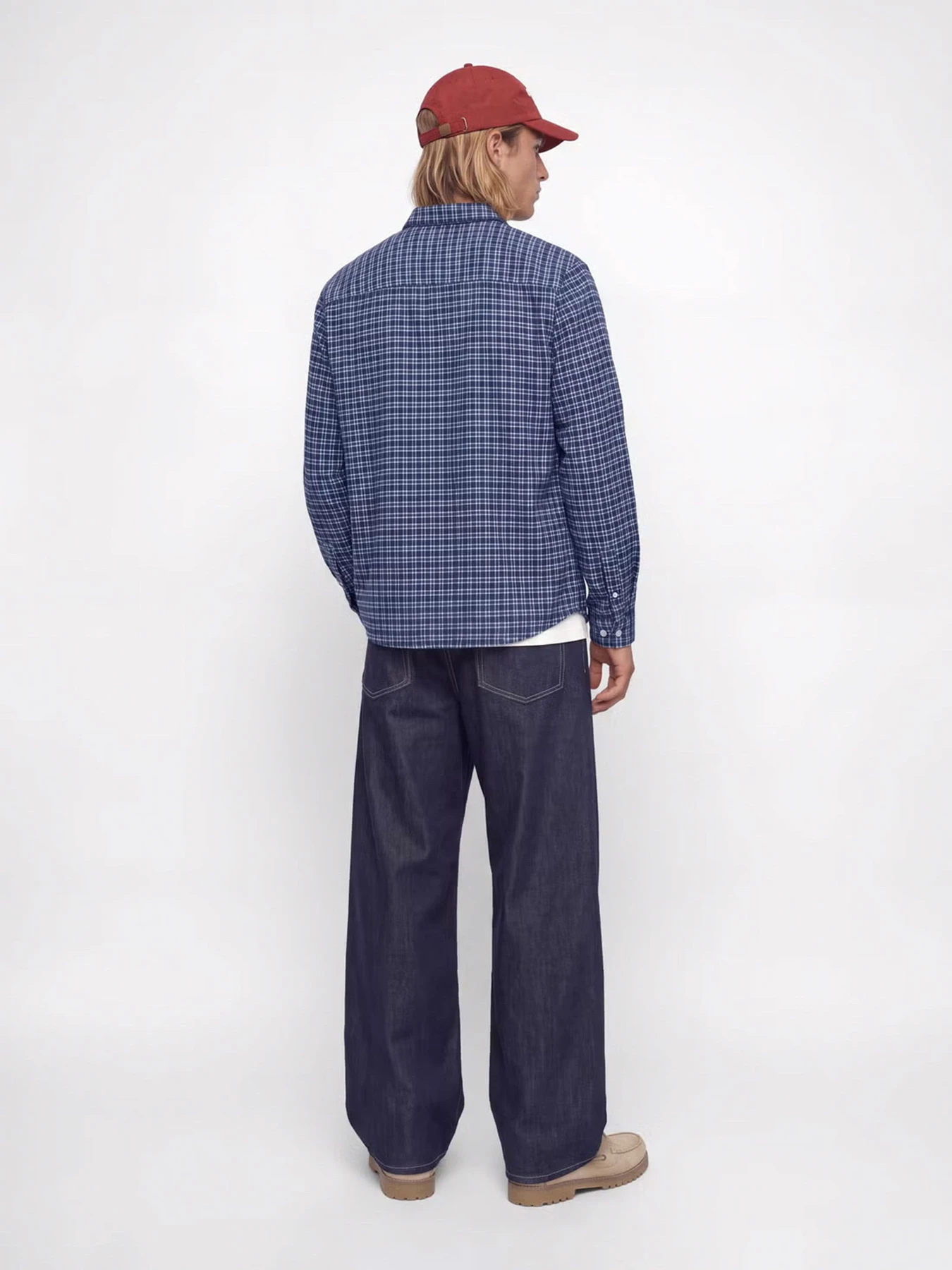 Рубашки JACK & JONES FREDERIKSBERG FLANNEL SHIRT L/ модель 12301088_Antique White CHECKS Рубашки JACK & JONES FREDERIKSBERG FLANNEL SHIRT L/ модель 12301088_Antique White CHECKS Фото
