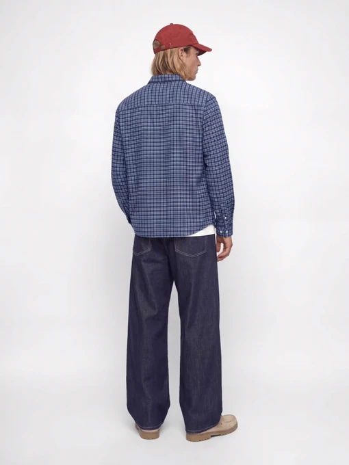 Бавовняна Чоловіча Сорочка в клітинку JACK & JONES FREDERIKSBERG FLANNEL SHIRT L/ фото 2