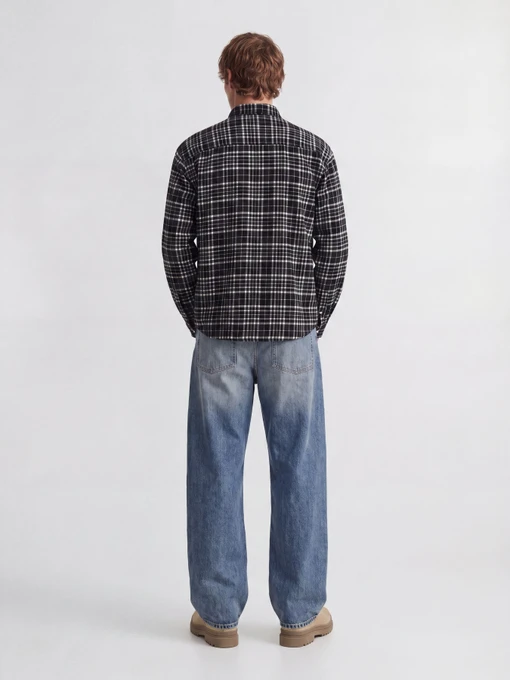 Бавовняна Чоловіча Сорочка в клітинку JACK & JONES FREDERIKSBERG FLANNEL SHIRT L/ фото 3