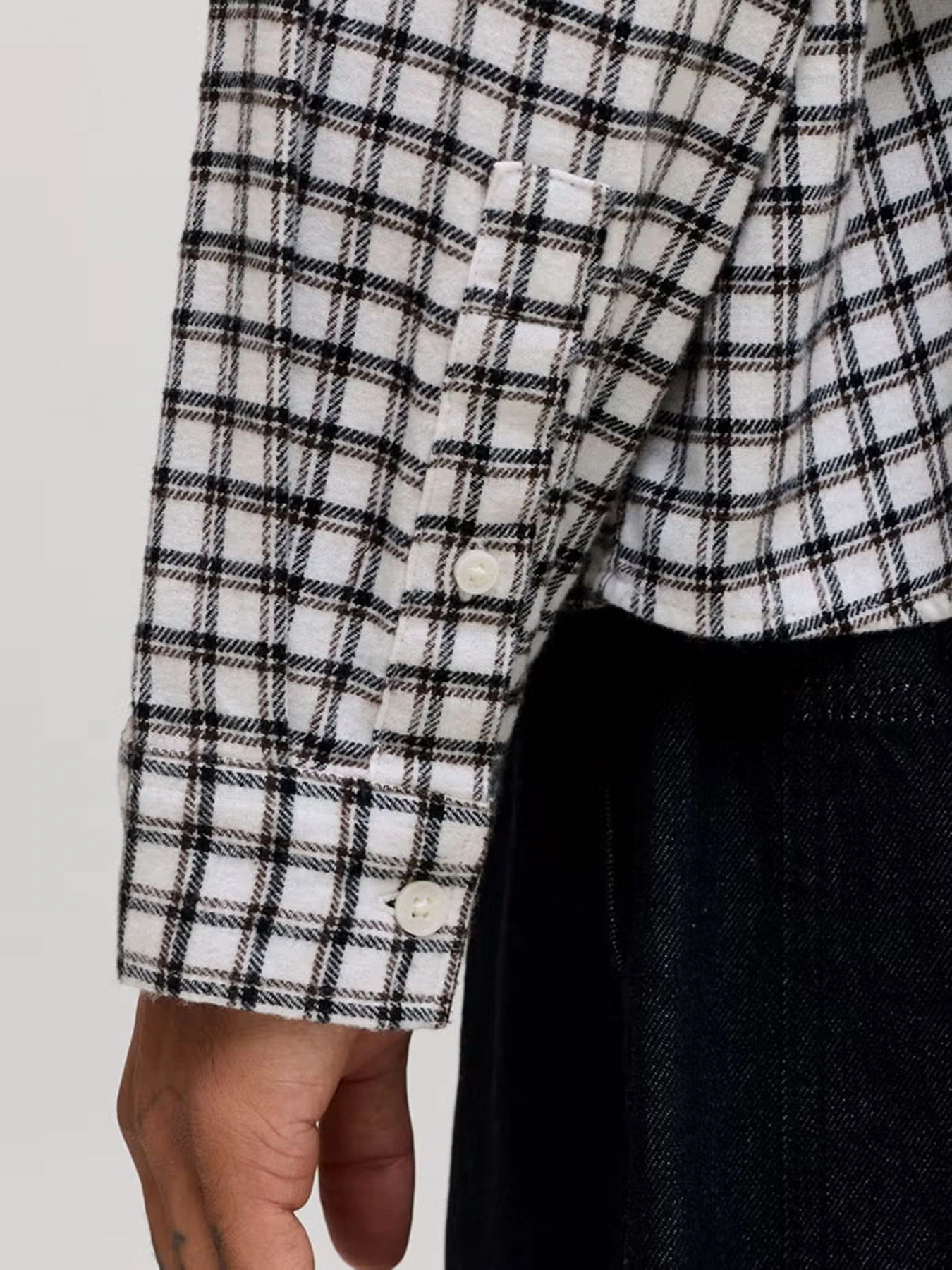 Рубашки JACK & JONES FREDERIKSBERG FLANNEL SHIRT L/ модель 12301088_Crown Blue CHECKS Рубашки JACK & JONES FREDERIKSBERG FLANNEL SHIRT L/ модель 12301088_Crown Blue CHECKS Фото