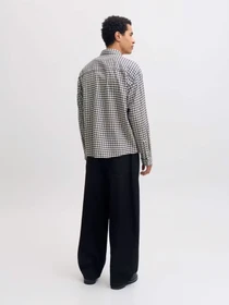 Рубашки JACK & JONES FREDERIKSBERG FLANNEL SHIRT L/ модель 12301088_Crown Blue CHECKS Фото