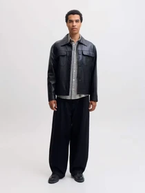 Рубашки JACK & JONES FREDERIKSBERG FLANNEL SHIRT L/ модель 12301088_Crown Blue CHECKS Фото