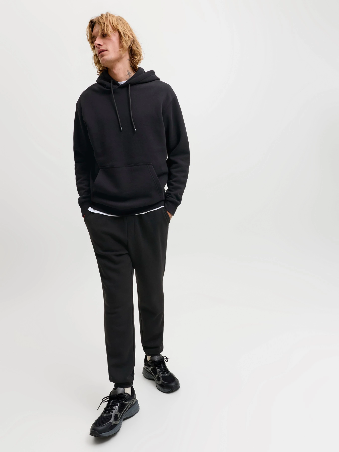 Костюмы JACK & JONES BRADLEY SWEAT HOOD SET модель 12288671_Black Фото