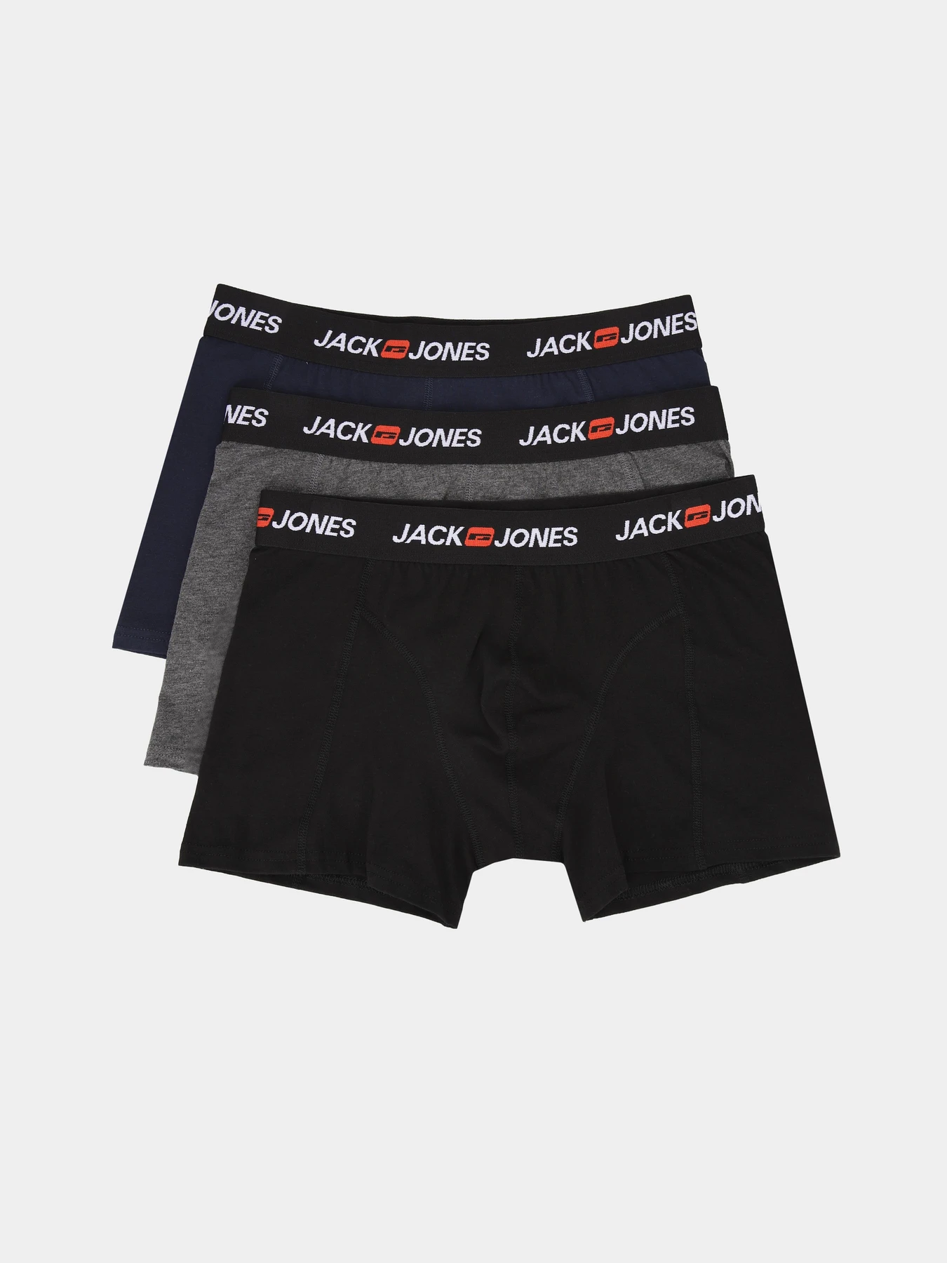 Нижня білизна JACK & JONES CORP OLD LOGO TRUNKS модель 12282733_Black DGM - Navy Blazer Нижня білизна JACK & JONES CORP OLD LOGO TRUNKS модель 12282733_Black DGM - Navy Blazer Фото