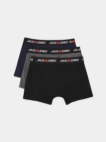 Нижня білизна JACK & JONES CORP OLD LOGO TRUNKS модель 12282733_Black DGM - Navy Blazer Фото