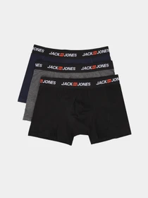 Нижня білизна JACK & JONES CORP OLD LOGO TRUNKS модель 12282733_Black DGM - Navy Blazer Нижня білизна JACK & JONES CORP OLD LOGO TRUNKS модель 12282733_Black DGM - Navy Blazer Фото