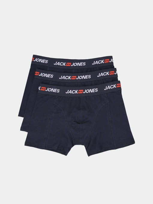 Нижнее белье JACK & JONES CORP OLD LOGO TRUNKS модель 12282733_Navy Blazer Navy Blazer - Фото