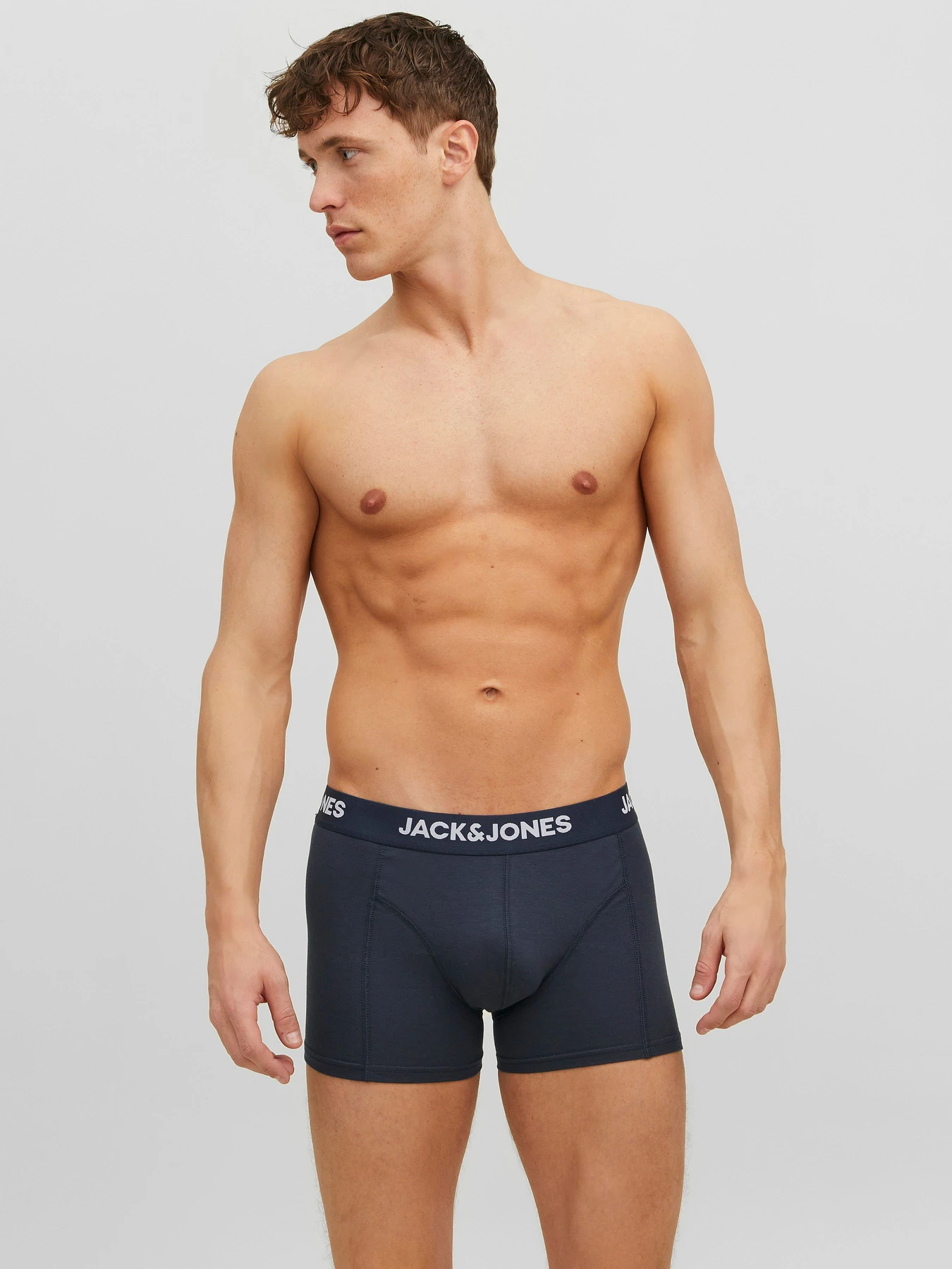 Нижнее белье JACK & JONES ANTHONY TRUNKS модель 12160750_Black Blue nights - LGM Фото