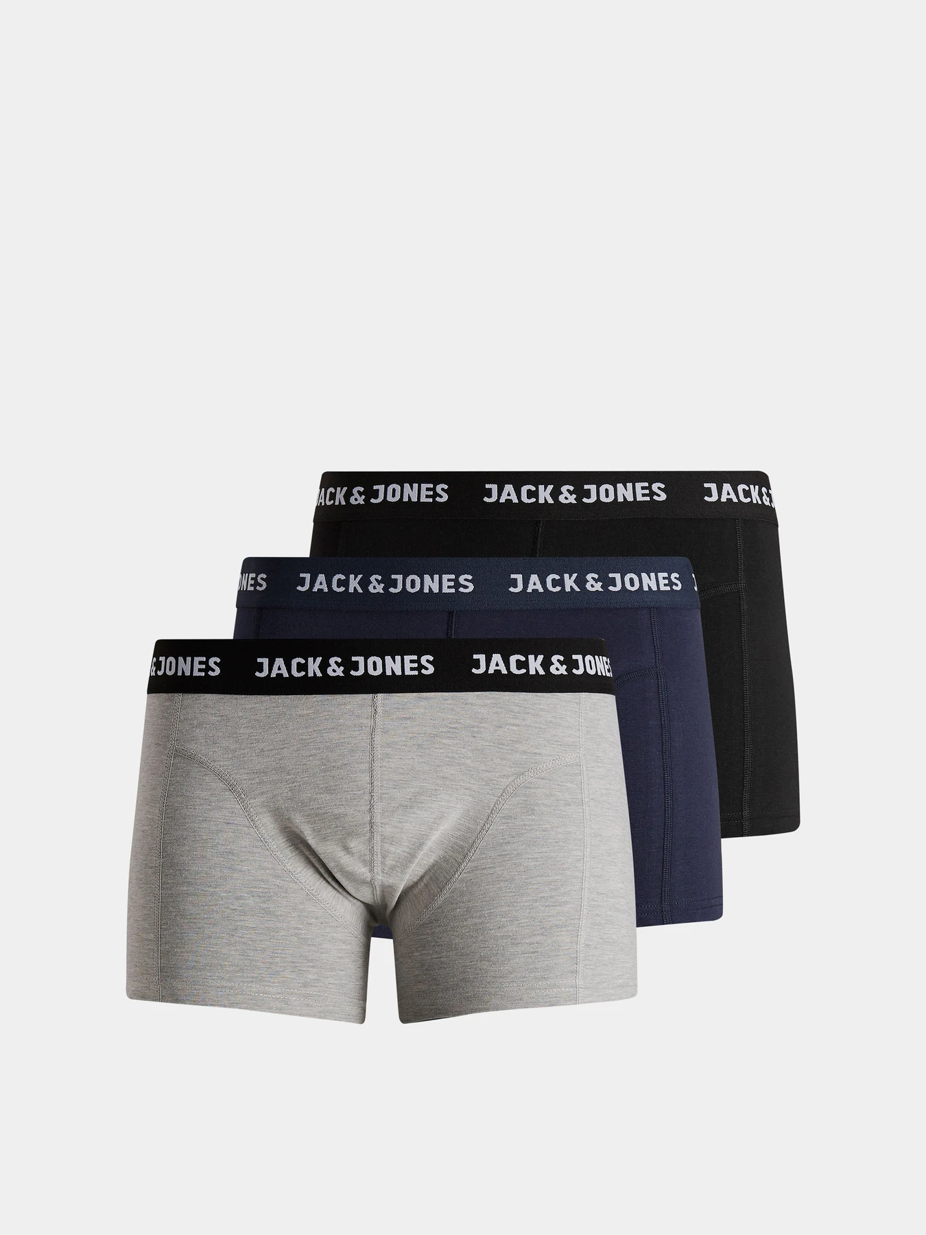 Нижнее белье JACK & JONES ANTHONY TRUNKS модель 12160750_Black Blue nights - LGM Фото