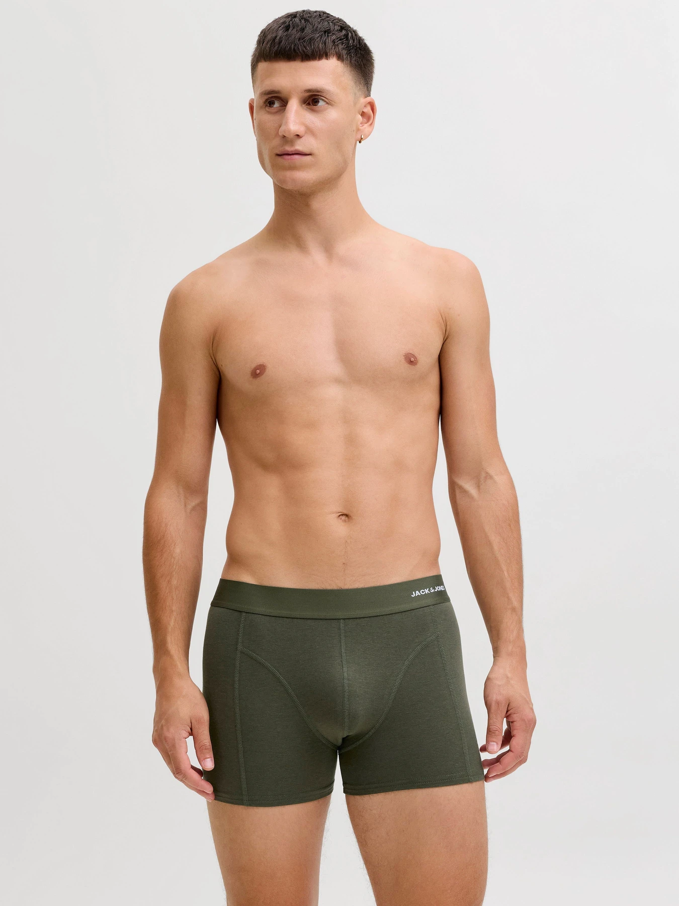 Нижнее белье JACK & JONES BASIC BAMBOO TRUNKS модель 12198852_Forest Night Black - Navy Нижнее белье JACK & JONES BASIC BAMBOO TRUNKS модель 12198852_Forest Night Black - Navy Фото