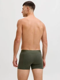 Нижнее белье JACK & JONES BASIC BAMBOO TRUNKS модель 12198852_Forest Night Black - Navy Фото