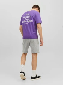 Шорты JACK & JONES модель 12228647_Light Grey Melange Фото