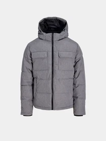 Куртки та дублянки JACK & JONES WILLIAM PUFFER JACKET модель 12298790_Light Grey Melange Фото