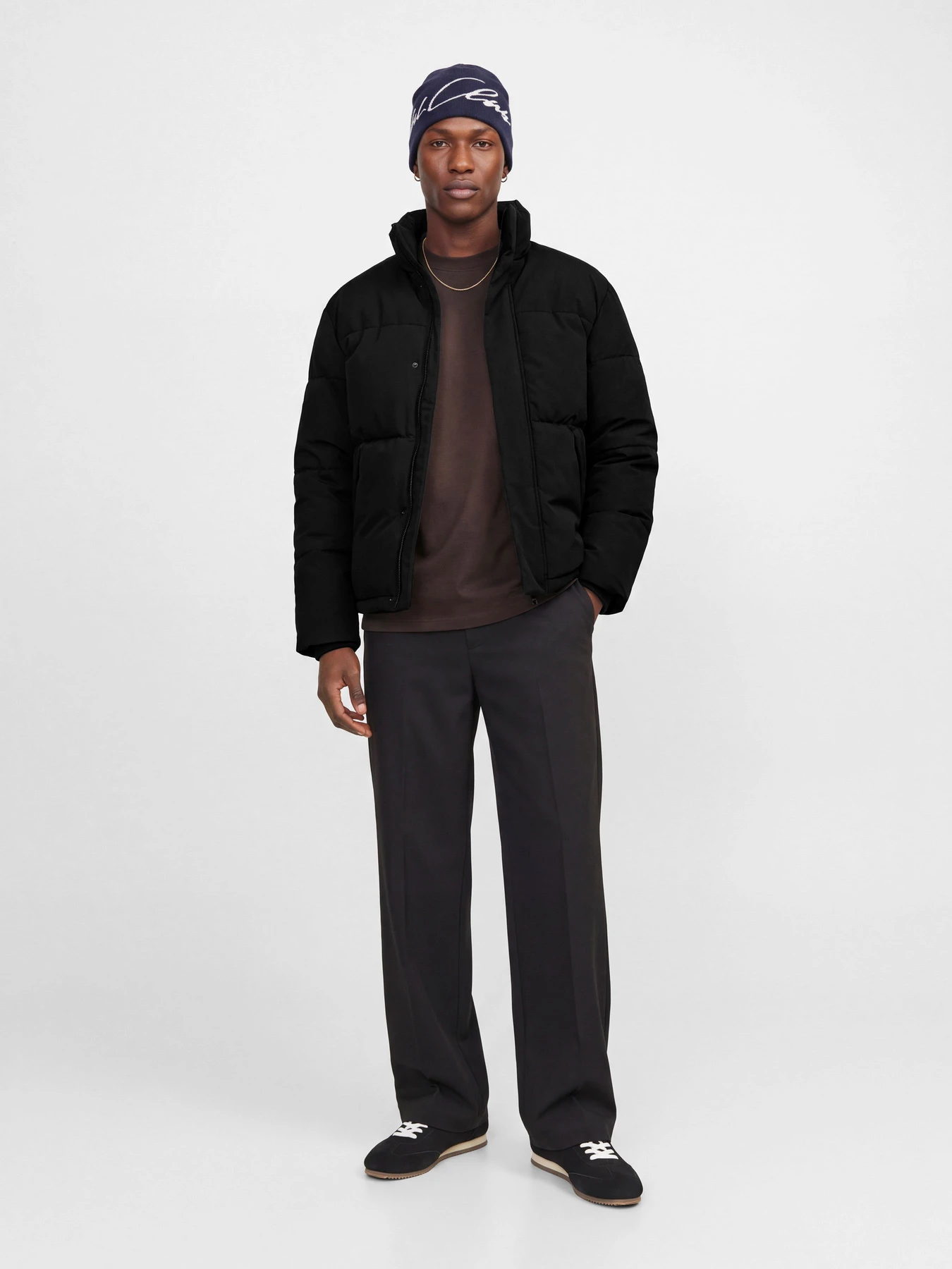 Куртки та дублянки JACK & JONES SOHO PUFFER COLLAR модель 12298861_Black Куртки та дублянки JACK & JONES SOHO PUFFER COLLAR модель 12298861_Black Фото