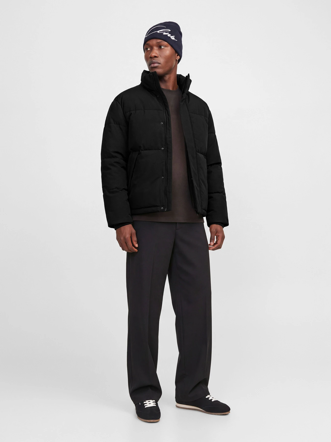 Куртки та дублянки JACK & JONES SOHO PUFFER COLLAR модель 12298861_Black Куртки та дублянки JACK & JONES SOHO PUFFER COLLAR модель 12298861_Black Фото