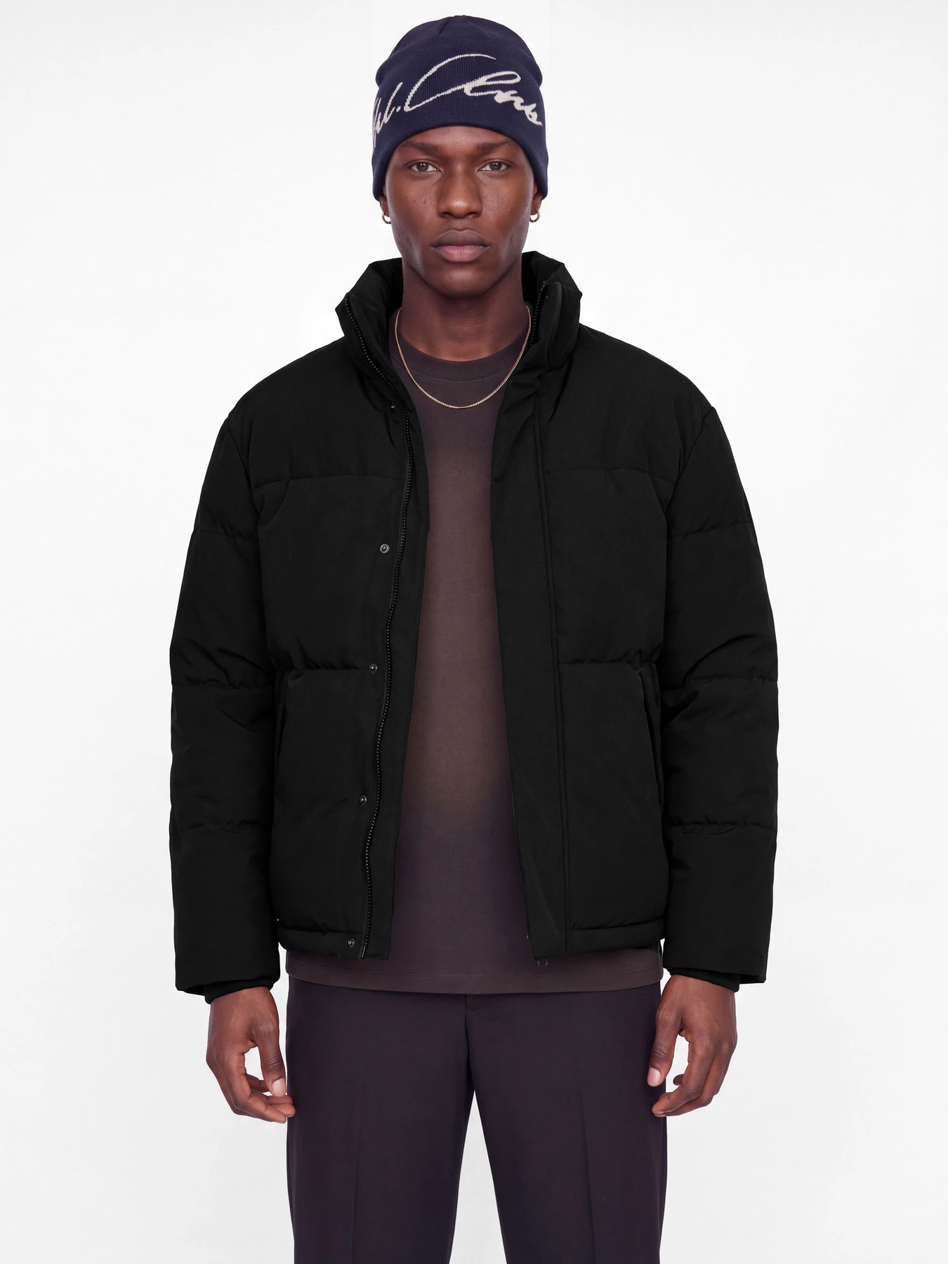 Куртки та дублянки JACK & JONES SOHO PUFFER COLLAR модель 12298861_Black Куртки та дублянки JACK & JONES SOHO PUFFER COLLAR модель 12298861_Black Фото