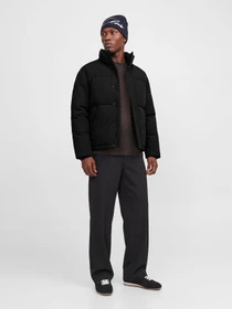 Куртки та дублянки JACK & JONES SOHO PUFFER COLLAR модель 12298861_Black Фото