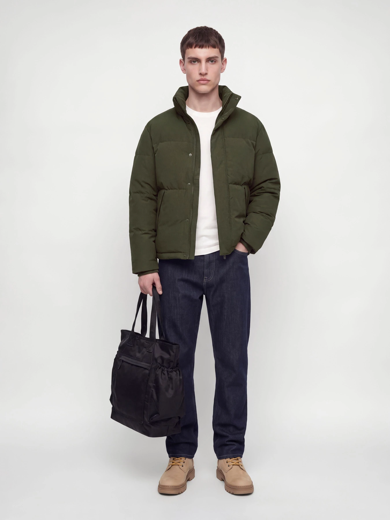 Куртки та дублянки JACK & JONES SOHO PUFFER COLLAR модель 12298861_Rosin Куртки та дублянки JACK & JONES SOHO PUFFER COLLAR модель 12298861_Rosin Фото