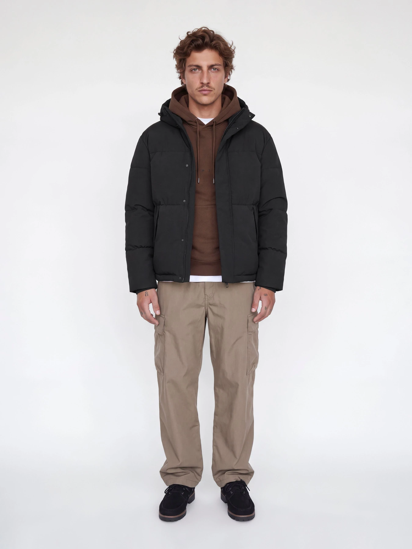 Куртки та дублянки JACK & JONES SOHO PUFFER HOOD модель 12298862_Black Куртки та дублянки JACK & JONES SOHO PUFFER HOOD модель 12298862_Black Фото