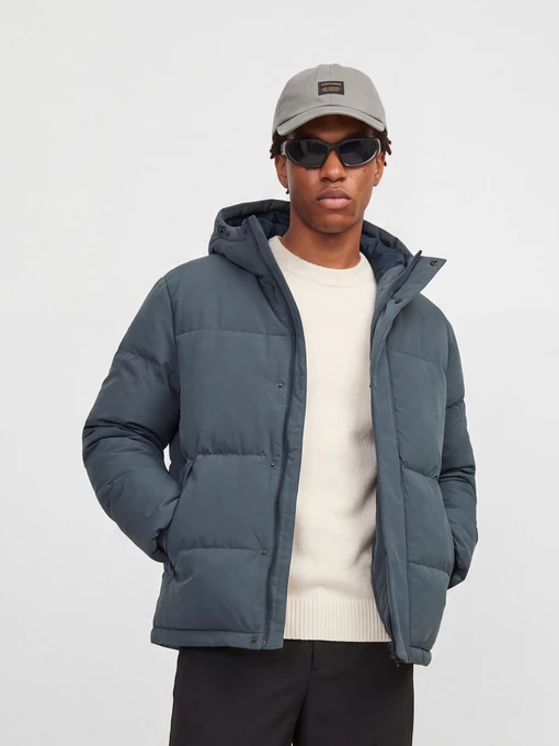 Куртки та дублянки JACK & JONES SOHO PUFFER HOOD модель 12298862_Turbulence Фото