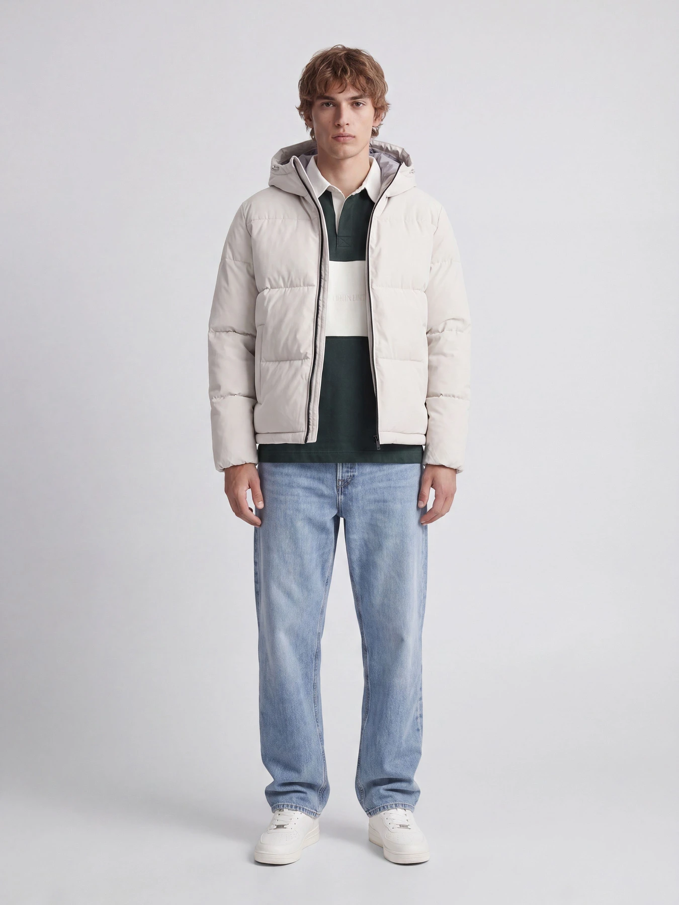 Куртки та дублянки JACK & JONES GALAXY PUFFER JACKET модель 12303930_Moonbeam Куртки та дублянки JACK & JONES GALAXY PUFFER JACKET модель 12303930_Moonbeam Фото