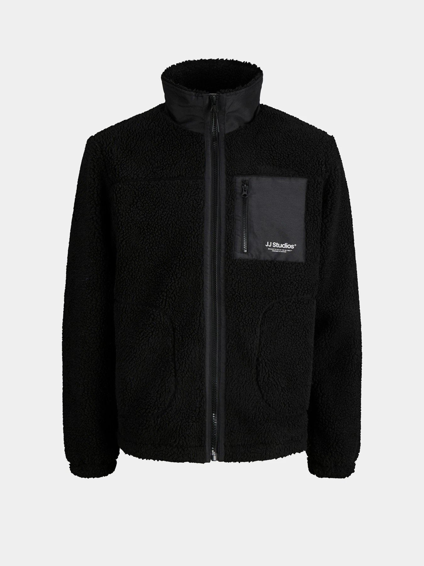 Куртки та дублянки JACK & JONES SOHO TEDDY JACKET модель 12299491_Black Куртки та дублянки JACK & JONES SOHO TEDDY JACKET модель 12299491_Black Фото