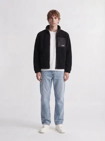 Куртки та дублянки JACK & JONES SOHO TEDDY JACKET модель 12299491_Black Фото