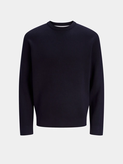 Свитеры и кардиганы JACK & JONES BLAMILANO STITCH KNIT CREW NEC модель 12259666_Night Sky Фото