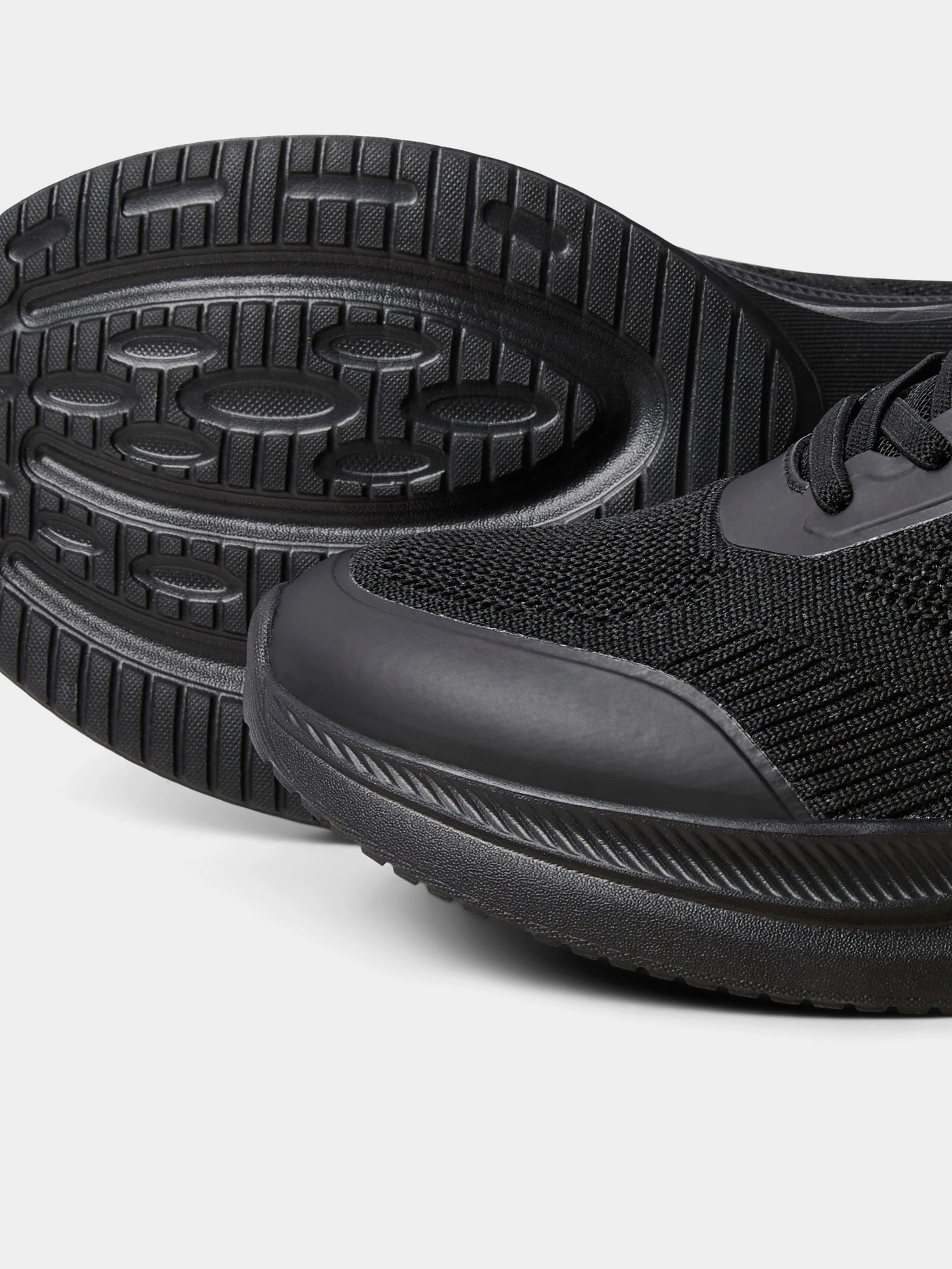 Кросівки JACK & JONES DRAGO KNIT SNEAKER модель 12298616_Anthracite Mono Фото