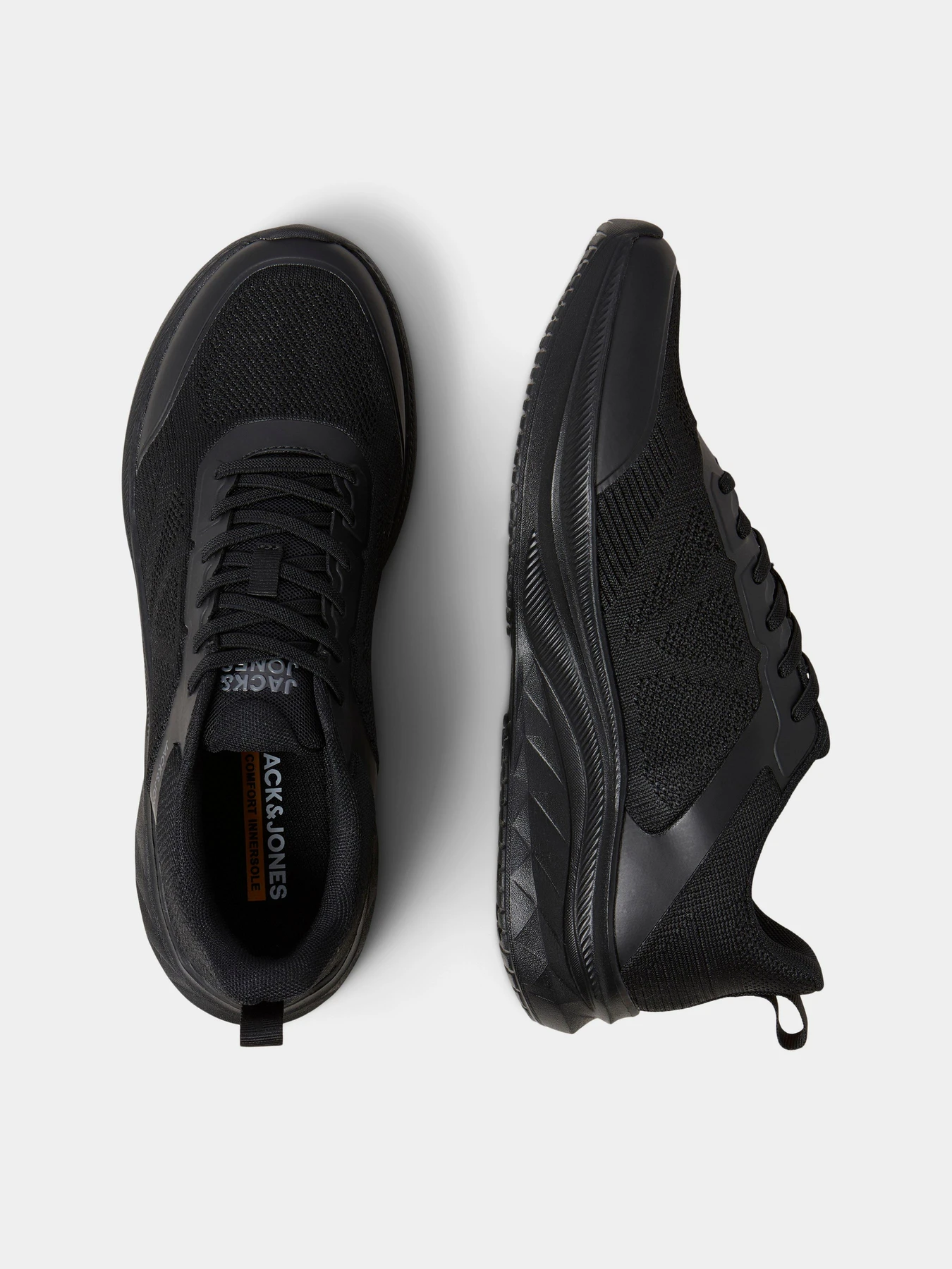 Кросівки JACK & JONES DRAGO KNIT SNEAKER модель 12298616_Anthracite Mono Фото