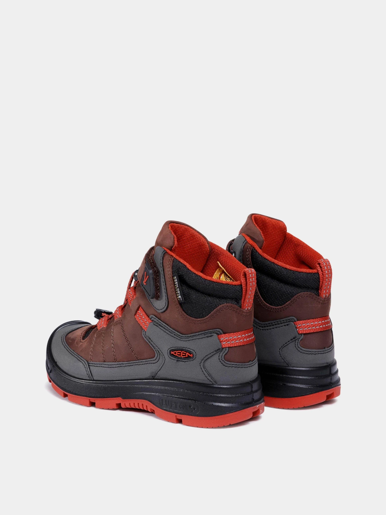 Черевики та чоботи Keen Redwood Mid Wp модель 1023888 Коричневий, червоний, чорни Черевики та чоботи Keen Redwood Mid Wp модель 1023888 Коричневий, червоний, чорни Фото