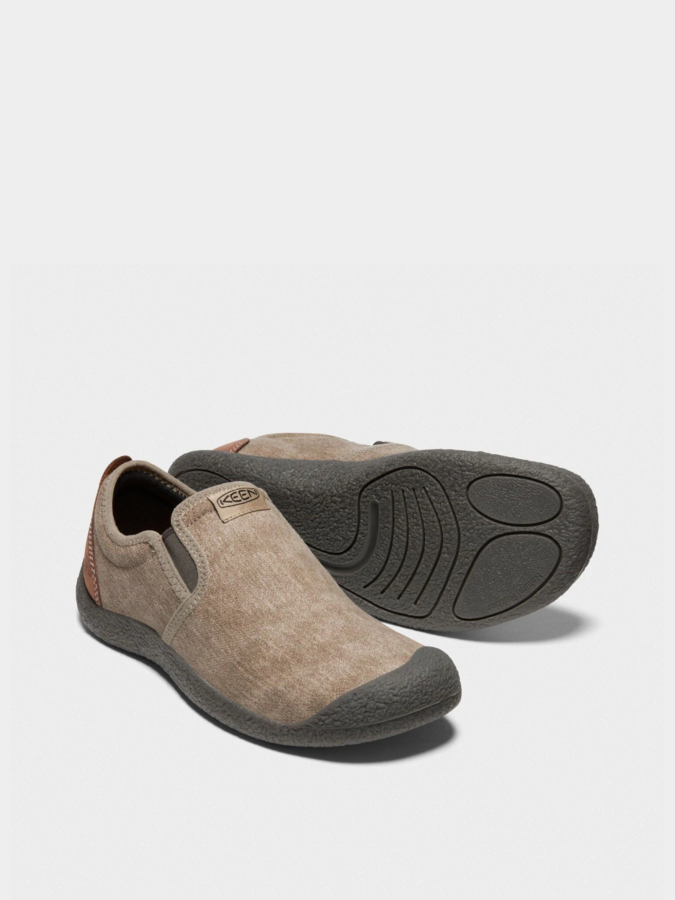 Сліпони та мокасини Keen Howser Canvas модель 1026146 Сліпони Бежевий Фото