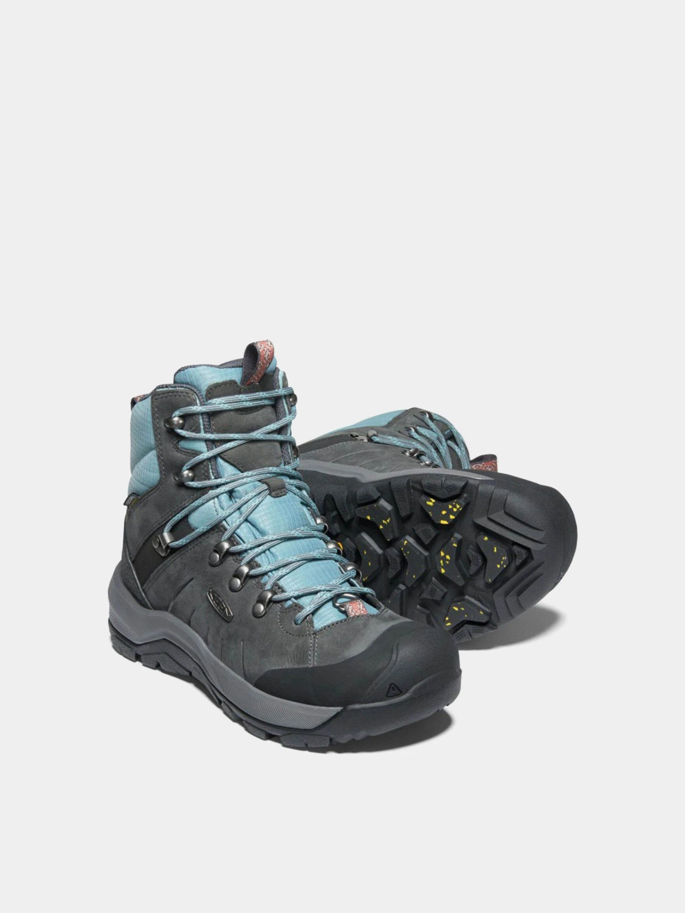 Ботинки и сапоги Keen Revel IV Mid Polar модель 1023629 Сірий, бірюзовий Ботинки и сапоги Keen Revel IV Mid Polar модель 1023629 Сірий, бірюзовий Фото