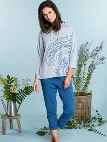 Одежда для дома и сна Key модель LHS 711 A20 Піжама жіноча-mix Фото