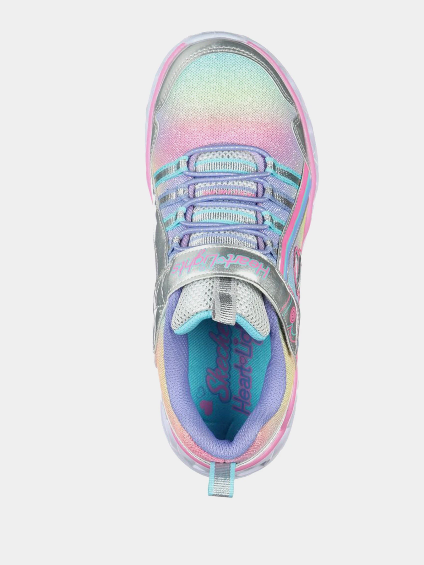 Кроссовки Skechers S Lights: Heart Lights - Rainbow Lux модель 302308L SMLT Фото