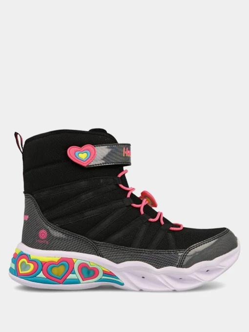 Ботинки и сапоги Skechers Sweetheart Lights - Love to Shine модель 302661L BKHP Фото