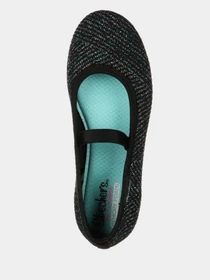 Туфли и лоферы Skechers Cleo Round - Princess Knit модель 302869L BKMT Фото