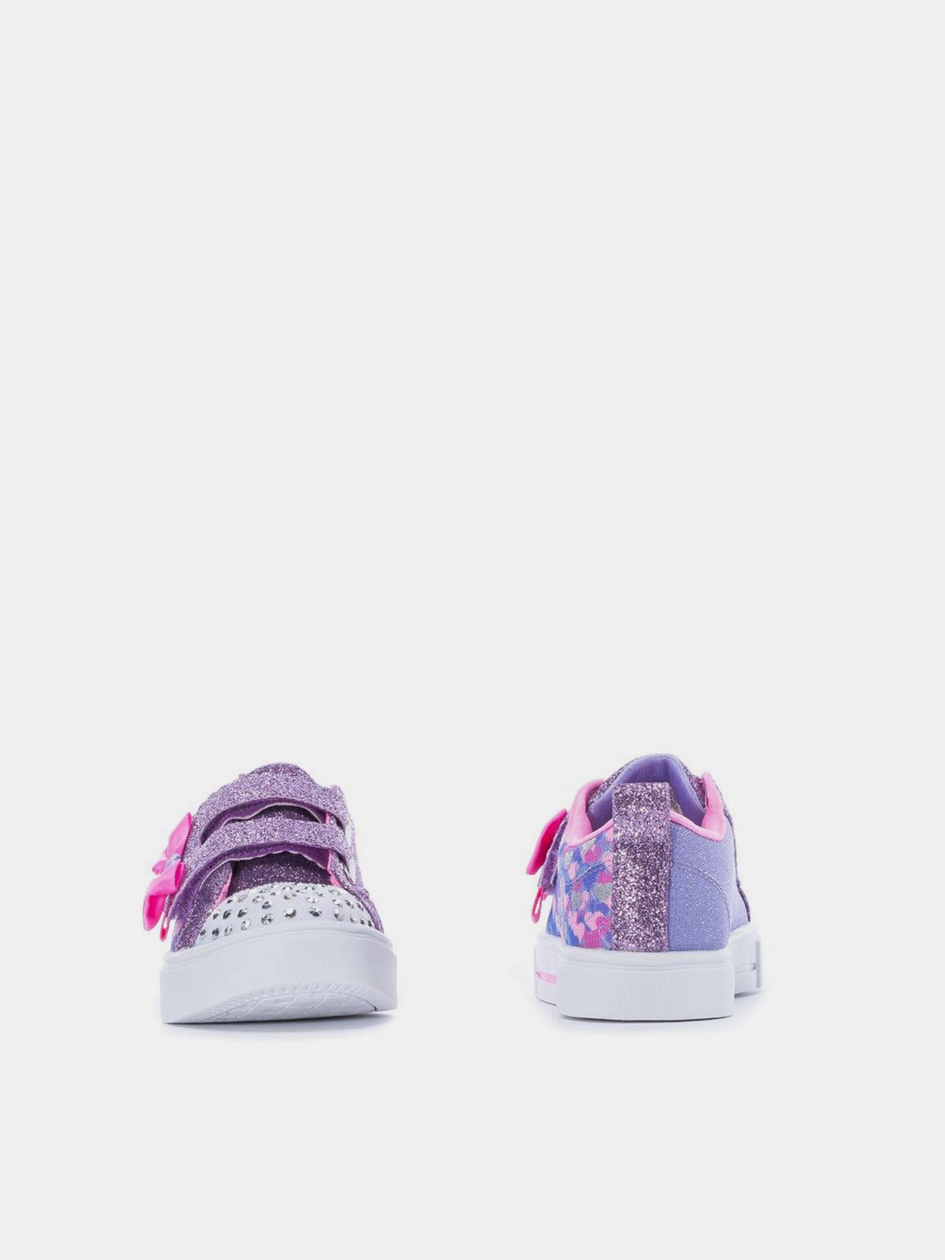 Кеды Skechers Twinkle Toes Lighted - Twinkle Sparks and Hearts модель 314799N PRMT Фото