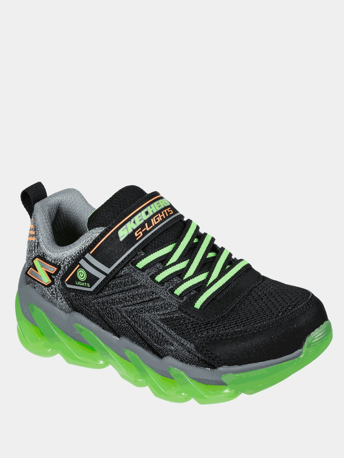 Кроссовки Skechers S Lights модель 400130L BKLM Фото
