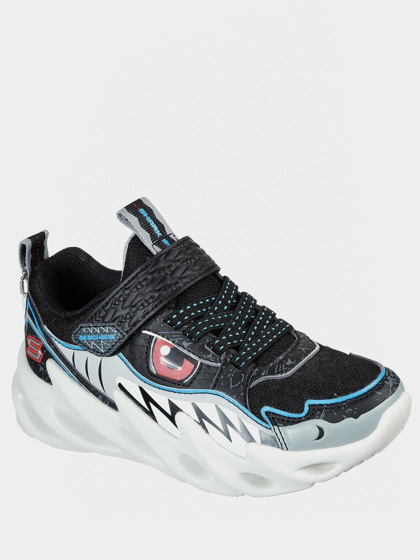 Кроссовки Skechers Shark Bots Surf Patrol модель 402112L BKW Кроссовки Skechers Shark Bots Surf Patrol модель 402112L BKW Фото