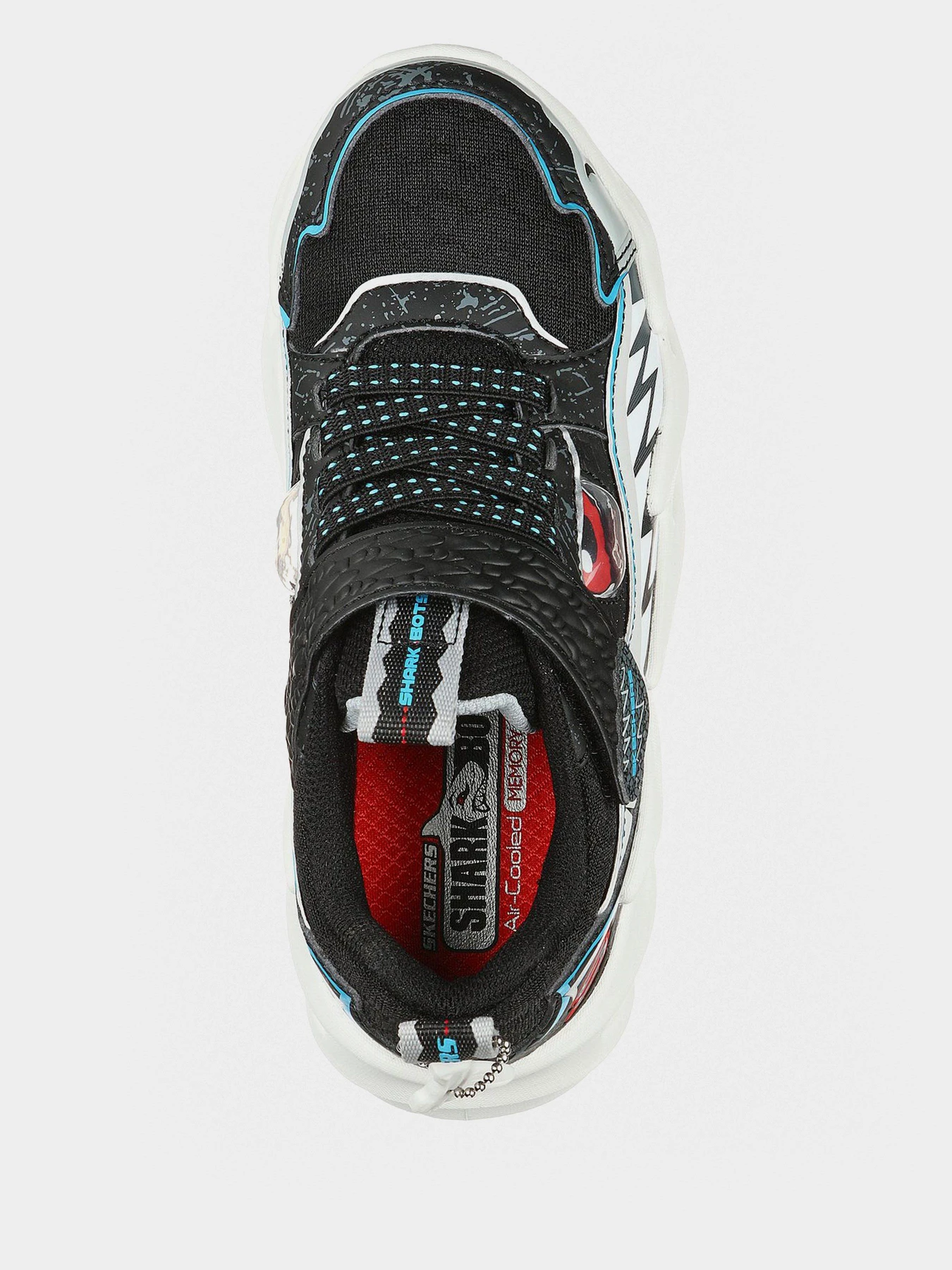 Кроссовки Skechers Shark Bots Surf Patrol модель 402112L BKW Кроссовки Skechers Shark Bots Surf Patrol модель 402112L BKW Фото