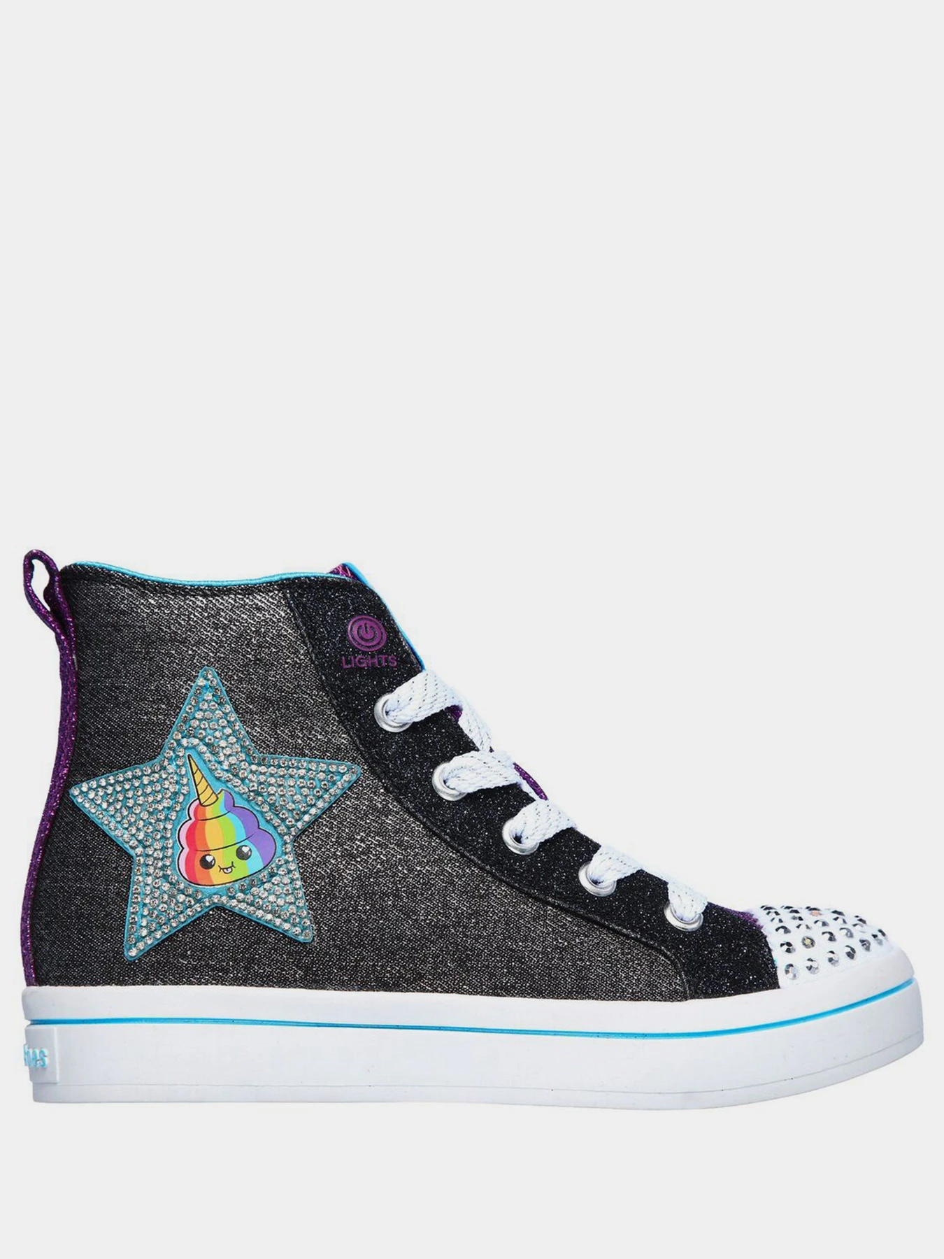 Кеди Skechers Twinkle Toes модель 20234L BKMT Кеди Skechers Twinkle Toes модель 20234L BKMT Фото